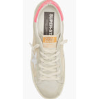 GOLDEN GOOSE Super-Star Low Top Sneaker Ice Nylon Silver Pink Retail $595