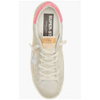 GOLDEN GOOSE Super-Star Low Top Sneaker Ice Nylon Silver Pink Retail $595