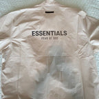 Fear of God Essentials Coaches Jacket STONE LARGE